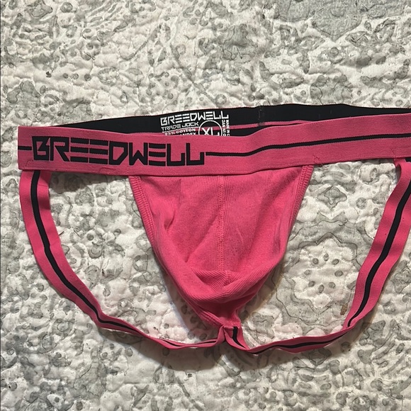 Pink Men's Jockstrap Underwear - Picture 3 of 3